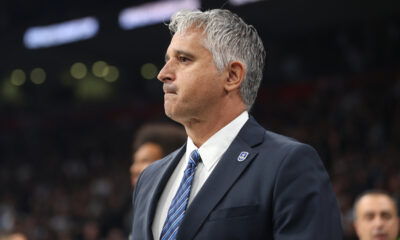Trener Efesa na utakmici Evrolige protiv Partizana u hali Beogradska Arena, Beograd 09.10.2025. godine Foto: Ivica Veselinov / MN PRESS KOSARKA, BASKETBALL, EVROLIGA, EUROLEAGUE, PARTIZAN, EFES