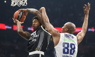 kosarkas Partizana na utakmici Evrolige protiv Efesa u hali Beogradska Arena, Beograd 09.10.2025. godine Foto: Ivica Veselinov / MN PRESS KOSARKA, BASKETBALL, EVROLIGA, EUROLEAGUE, PARTIZAN, EFES