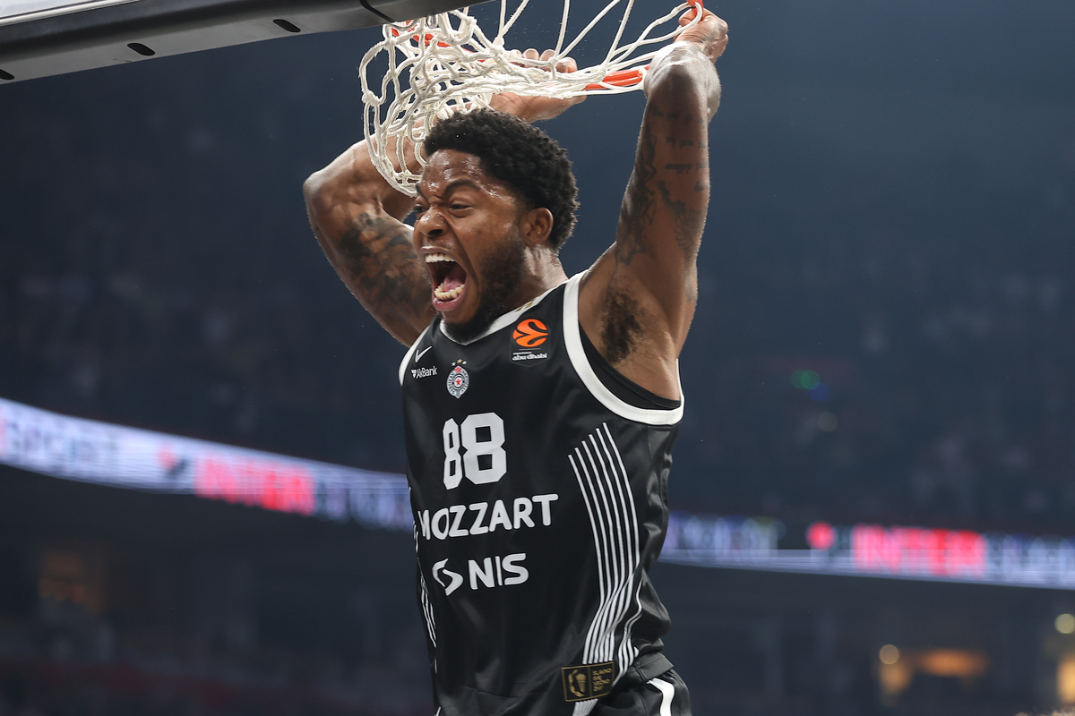 kosarkas Partizana na utakmici Evrolige protiv Efesa u hali Beogradska Arena, Beograd 09.10.2025. godine Foto: Ivica Veselinov / MN PRESS KOSARKA, BASKETBALL, EVROLIGA, EUROLEAGUE, PARTIZAN, EFES