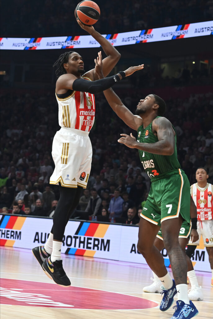 CRVENA ZVEZDA vs ZALGIRIS Beograd, 14.10.2025. foto: Nebojsa Parausic Kosarka, Evroliga, Crvena zvezda, Zalgiris
