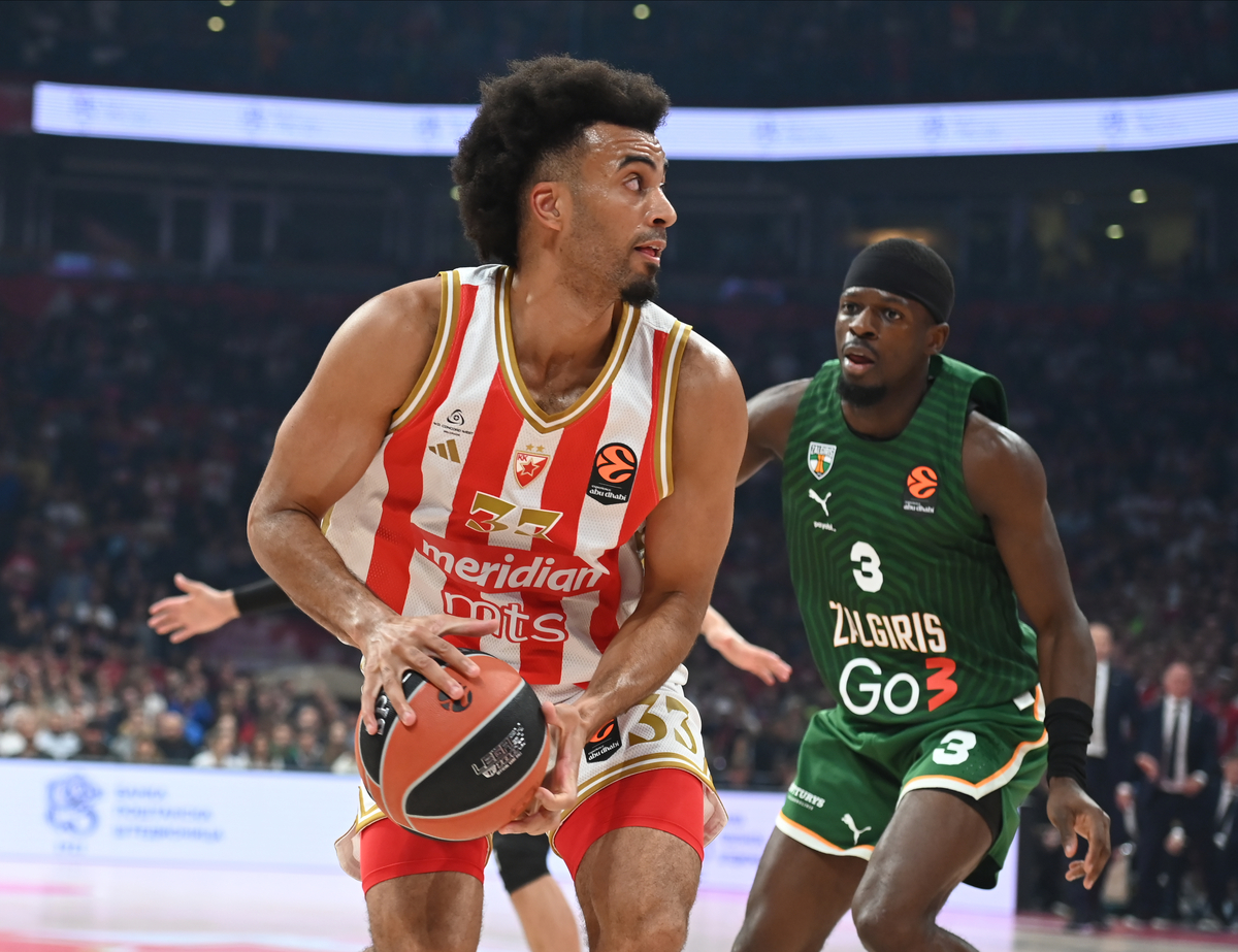 CRVENA ZVEZDA vs ZALGIRIS Beograd, 14.10.2025. foto: Nebojsa Parausic Kosarka, Evroliga, Crvena zvezda, Zalgiris