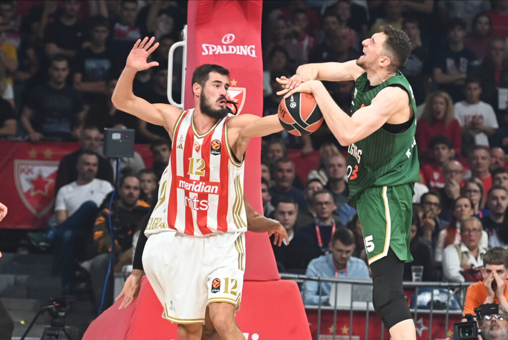 CRVENA ZVEZDA vs ZALGIRIS Beograd, 14.10.2025. foto: Nebojsa Parausic Kosarka, Evroliga, Crvena zvezda, Zalgiris