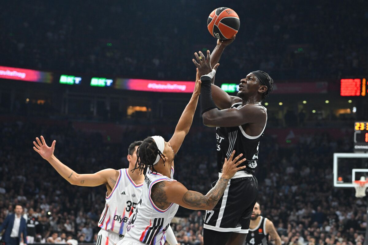 kosarkas Partizana na utakmici Evrolige protiv Pariza u hali Beogradska arena, Beograd 24.10.2025. godine Foto: Marko Metlas Kosarka, Partizan, Evroliga, Pariz