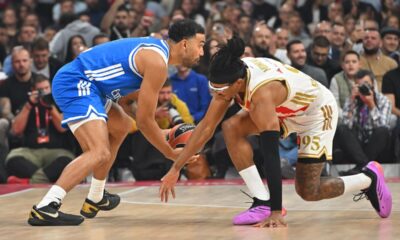 kosarkas Crvene zvezde na utakmici Evrolige protiv Reala Madrid u hali Beogradska arena, Beograd 17.10.2025. godine Foto: Marko Metlas Kosarka, Crvena zvezda, Evroliga, Real Madrid