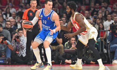 kosarkas Crvene zvezde na utakmici Evrolige protiv Reala Madrid u hali Beogradska arena, Beograd 17.10.2025. godine Foto: Marko Metlas Kosarka, Crvena zvezda, Evroliga, Real Madrid