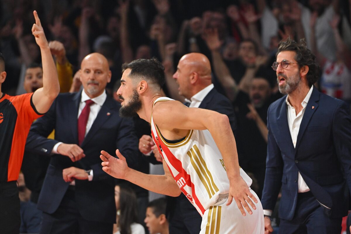 kosarkas Crvene zvezde na utakmici Evrolige protiv Reala Madrid u hali Beogradska arena, Beograd 17.10.2025. godine Foto: Marko Metlas Kosarka, Crvena zvezda, Evroliga, Real Madrid