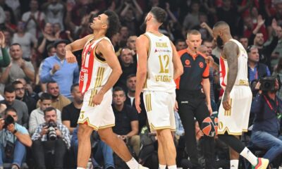 kosarkas Crvene zvezde na utakmici Evrolige protiv Reala Madrid u hali Beogradska arena, Beograd 17.10.2025. godine Foto: Marko Metlas Kosarka, Crvena zvezda, Evroliga, Real Madrid
