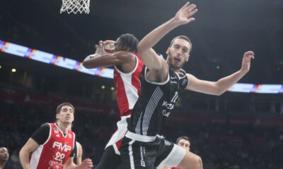 kosarkas Partizana na utakmici Jadranske ABA lige protiv FMP Zeleznika u hali Beogradska arena, Beograd 20.10.2025. godine Foto: MN PRESS Kosarka, Partizan, Jadranska ABA liga, FMP Zeleznik