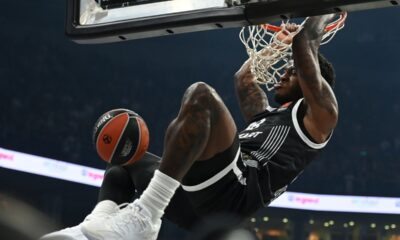 , kosarkas Partizana, na utakmici Evrolige protiv Barselone, u Beogradskoj areni. Beograd, 31.10.2025. foto: Nebojsa Parausic Kosarka, Evroliga, Partizan, Barselona