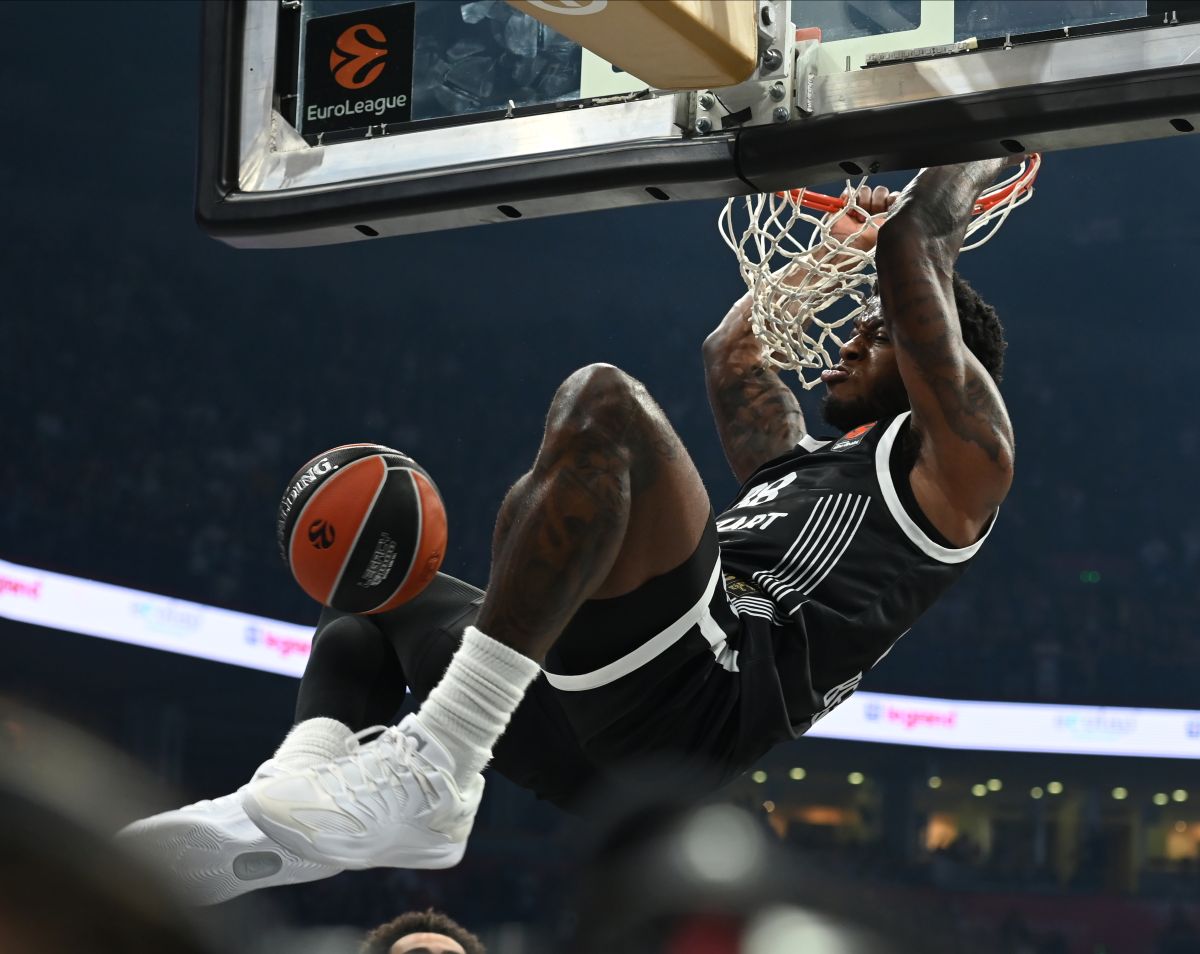 , kosarkas Partizana, na utakmici Evrolige protiv Barselone, u Beogradskoj areni. Beograd, 31.10.2025. foto: Nebojsa Parausic Kosarka, Evroliga, Partizan, Barselona