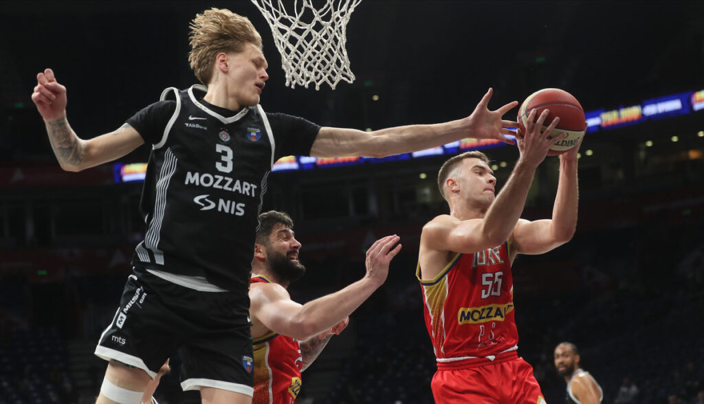 PARTIZAN vs BORAC Beograd, 26.10.2025. foto: MN Press / vm Kosarka, ABA League, Partizan, Borac Cacak