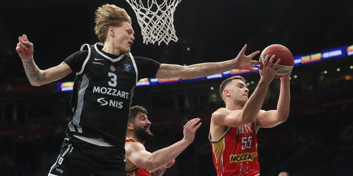 PARTIZAN vs BORAC Beograd, 26.10.2025. foto: MN Press / vm Kosarka, ABA League, Partizan, Borac Cacak