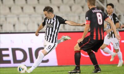 BIBRAS NATCHO Bibras Natho fudbaler Partizana na utakmici Superlige Prvenstva Srbije protiv Macve Sabac na stadionu Partizana, Beograd 31.10.2020. godine Foto: Marko Metlas Fudbal, Partizan, Superliga Prvenstvo Srbije, Macva Sabac