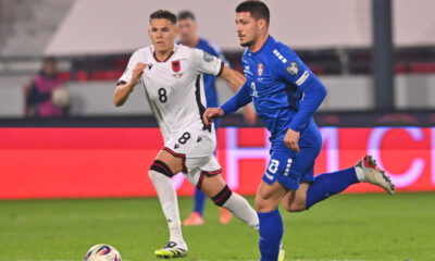 , fudbaler reprezentacije Srbije, na utakmici kvalifikacija za FIFA Svetsko prvenstvo protiv Albanije na stadionu Dubocica. Leskovac, 11.10.2025. foto: Marko Metlas Fudbal, Reprezentacija, Srbija, Albanija, Kvalifikacije za Svetsko prvenstvo