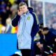 Sweden's national team coach Jon Dahl Tomasson stands on the touchline during the 2026 World Cup Group B qualifying soccer match between Sweden and Kosovo Monday Oct. 13, 2025 in Gothenburg, Sweden. (Adam Ihse/TT News Agency via AP)