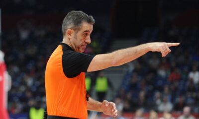 JUAN CARLOS GARCIA Huan Karlos Garsija sudija na utakmici Evrolige Crvena zvezda - Asvel, u Beogradskoj Stark areni. Beograd, 15.11.2019. foto: Nebojsa Parausic Kosarka, Evroliga, Crvena zvezda, Asvel Vilerban