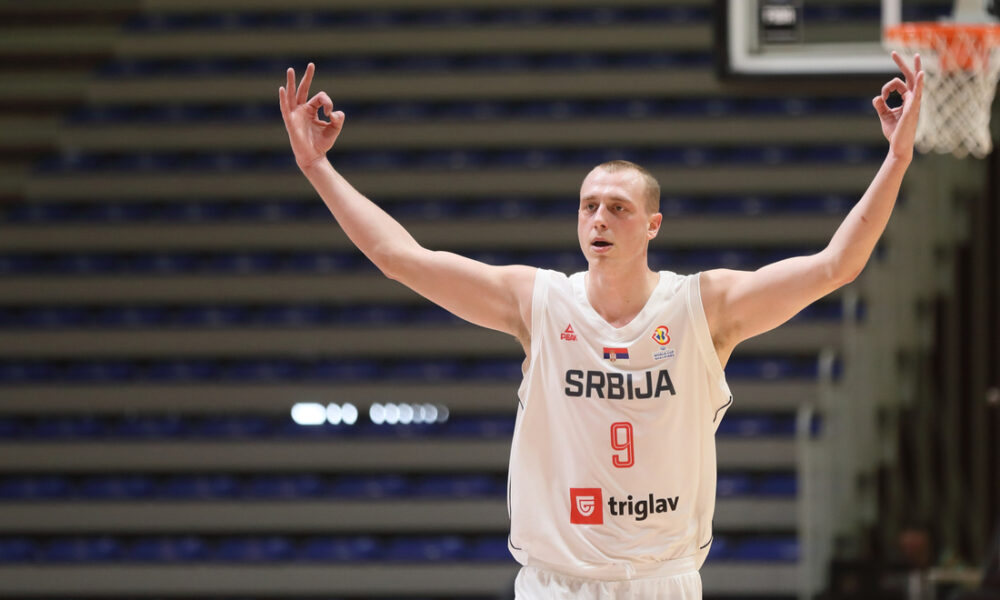 ALEN SMAILAGIC kosarkas reprezentacije Srbije na utakmici kvalifikacija za FIBA Svetsko prvenstvo 2023 protiv Letonije u hali Aleksandar Nikolic Pionir, Beograd 25.11.2021. godine Foto: Marko Metlas Kosarka, Srbija, Letonija, Kvalifikacije za Svetsko prvenstvo