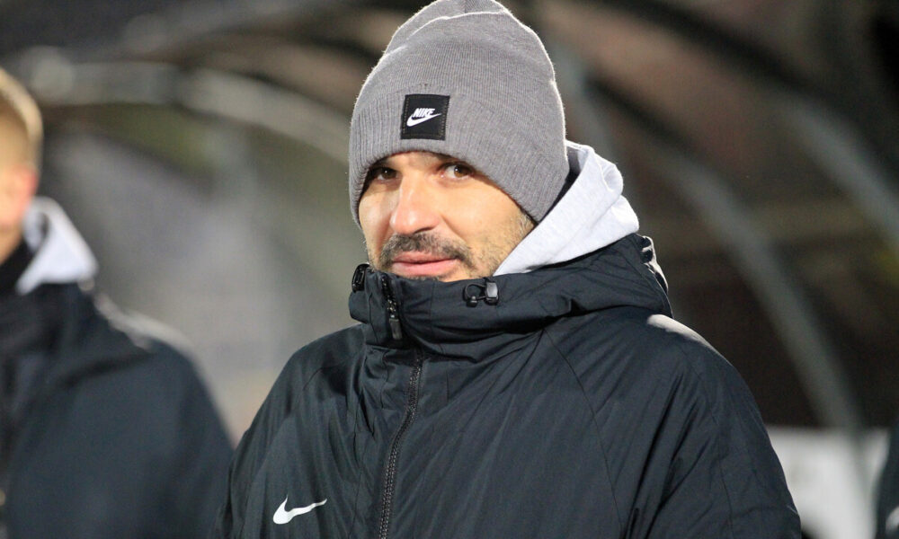 NENAD STOJAKOVIC, trener mladih fudbalera Partizana, na utakmici UEFA lige mladih, protiv Serifa, na stadionu JNA. Beograd, 28.11.2023. foto: MN Press / vm Fudbal, Mladi, Partizan, Serif