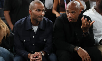 TONY PARKER Toni Parker bivsi kosarkas Francuske THIERRY HENRY Tijeri Anri bivsi fudbaler Francuske, XXXIII LETNJE OLIMPIJSKE IGRE, PARIZ 2024 - XXXIII SUMMER OLYMPIC GAMES, BASKETBALL, PARIS 2024 - Pariz 10.08.2024. godine Foto: Ivica Veselinov / MN Press OKS, XXXIII LETNJE OLIMPIJSKE IGRE, PARIZ 2024, XXXIII SUMMER OLYMPIC GAMES, PARIS 2024