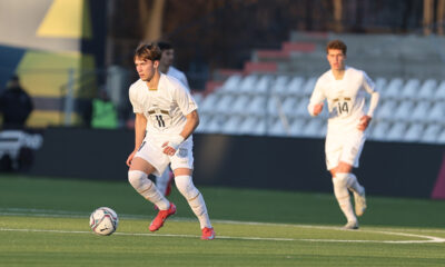 VASILIJE KOSTOV fudbaler U19 reprezentacije Srbije na utakmici protiv Izraela na stadionu Sc Mladost, Pancevo 19.03.2025. godine Foto: Ivica Veselinov FUDBAL, FOOTBALL, SRBIJA, SERBIA, UEFA, U19, ISRAEL, IZRAEL
