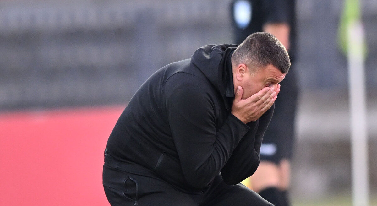 FEDJA DUDIC, trener fudbalera Radnickog, na prvenstvenoj utakmici protiv TSC, na stadionu Cika Daca. Kragujevac, 25.05.2025. foto: Mladjan Ivanovic Fudbal, Radnicki 1923, TSC