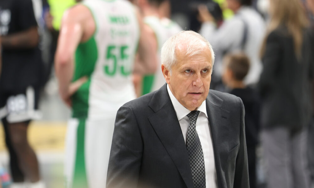 ZELJKO OBRADOVIC trener kosarkasa Partizana na utakmici ABA lige protiv Krke u hali Beogradska Arena, Beograd 06.10.2025. godine Foto: Ivica Veselinov / MN PRESS KOSARKA, BASKETBALL, ABA LIGA, ABA LEAGUE, JADRANSKA LIGA, ADRIATIC LEAGUE, KK PARTIZAN, KRKA NOVO MESTO