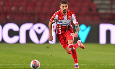 RADE KRUNIC fudbaler Crvene zvezde na utakmici Superlige Prvenstva Srbije protiv Radnika Surdulica na stadionu Rajka Mitica, Beograd, 02.11.2025. godine Foto: Marko Metlas Fudbal, Crvena zvezda, Superliga Prvenstvo Srbije, Radnik Surdulica