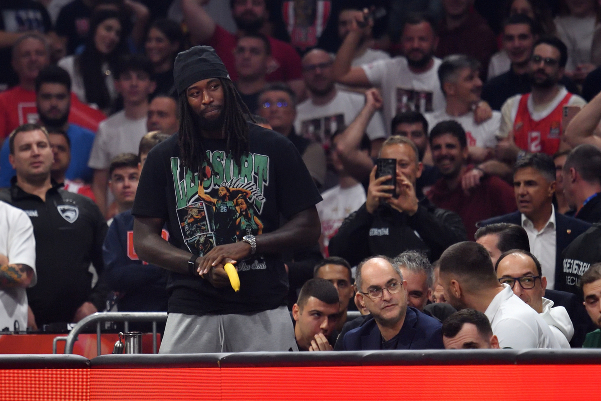 MATHIAS LESSORT Matijas Lesor kosarkas Panatinaikosa Atina na utakmici Evrolige protiv Crvene zvezde u hali Beogradska arena, Beograd 05.11.2025. godine Foto: Marko Metlas Kosarka, Crvena zvezda, Evroliga, Panatinaikos Atina