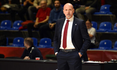 SASA OBRADOVIC, trener kosarkasa Crvene zvezde, na utakmici ABA lige protiv Buducnosti, u hali Aleksandar Nikolic. Beograd, 08.11.2025. foto: Nebojsa Parausic Kosarka, ABA League, Crvena zvezda, Buducnost