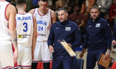Selektor Srbije na utakmici kvalifikacija za FIBA Svetsko Prvenstvo protiv Svajcarske u hali Aleksandar Nikolic, Beograd 27.11.2025. godine Foto: Ivica Veselinov / MN PRESS KOSARKA, BASKETBALL, KVALIFIKACIJE, SRBIJA, SVAJCARSKA, SWITZERLAND, SERBIA, WORLD CUP QUALIFIERS