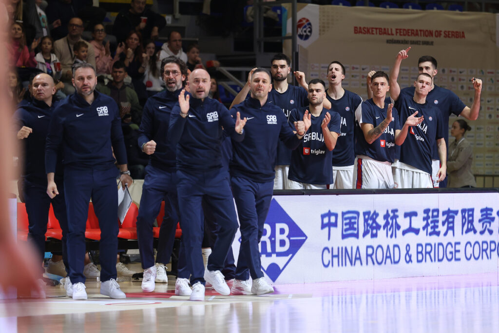 Selektor Srbije na utakmici kvalifikacija za FIBA Svetsko Prvenstvo protiv Svajcarske u hali Aleksandar Nikolic, Beograd 27.11.2025. godine Foto: Ivica Veselinov / MN PRESS KOSARKA, BASKETBALL, KVALIFIKACIJE, SRBIJA, SVAJCARSKA, SWITZERLAND, SERBIA, WORLD CUP QUALIFIERS