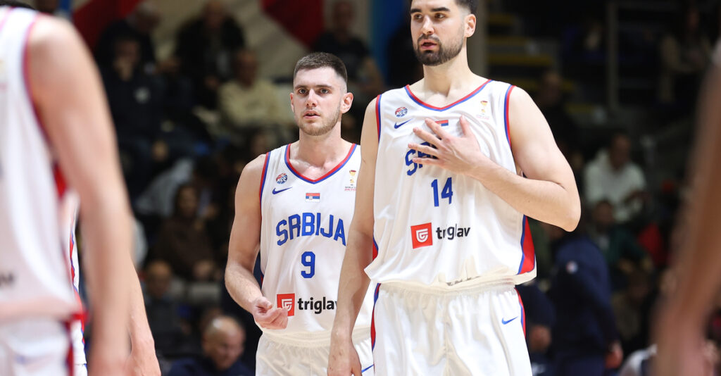 kosarkas Srbije na utakmici kvalifikacija za FIBA Svetsko Prvenstvo protiv Svajcarske u hali Aleksandar Nikolic, Beograd 27.11.2025. godine Foto: Ivica Veselinov / MN PRESS KOSARKA, BASKETBALL, KVALIFIKACIJE, SRBIJA, SVAJCARSKA, SWITZERLAND, SERBIA, WORLD CUP QUALIFIERS
