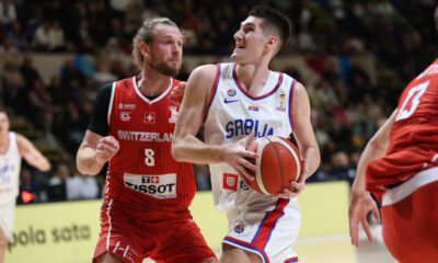 kosarkas Srbije na utakmici kvalifikacija za FIBA Svetsko Prvenstvo protiv Svajcarske u hali Aleksandar Nikolic, Beograd 27.11.2025. godine Foto: Ivica Veselinov / MN PRESS KOSARKA, BASKETBALL, KVALIFIKACIJE, SRBIJA, SVAJCARSKA, SWITZERLAND, SERBIA, WORLD CUP QUALIFIERS