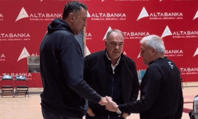 Vlade Divac, Bata Bogdanović i Željko Obradović