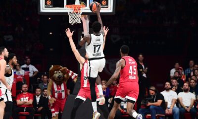 OLYMPIACOS vs PARTIZAN ISAAC BONGA Ajzak Bonga Atina, 07.11.2025. foto: MN Press / lk Kosarka, Euroleague, Olimpijakos, Partizan