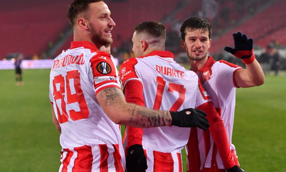 CRVENA ZVEZDA vs FCSB Beograd, 27.11.2025 foto: Marko Metlas Fudbal, Crvena zvezda, Steaua