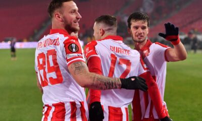 CRVENA ZVEZDA vs FCSB Beograd, 27.11.2025 foto: Marko Metlas Fudbal, Crvena zvezda, Steaua