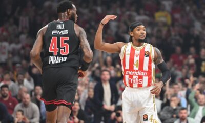 kosarkas Crvene zvezde na utakmici Evrolige protiv Olimpijakosa Pirej u hali Beogradska arena, Beograd 26.11.2025. godine Foto: Marko Metlas Kosarka, Crvena zvezda, Evroliga, Olimpijakos Pirej