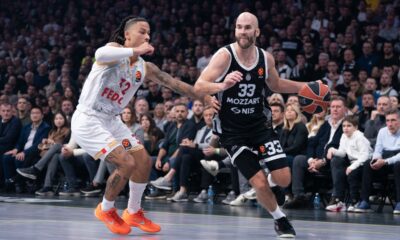 kosarkas Partizana na utakmici Evrolige protiv Monaka u hali Beogradska arena, Beograd 11.11.2025. godine Foto: MN PRESS Kosarka, Partizan, Evroliga, Monako