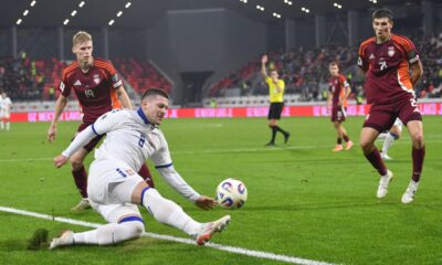 fudbaler reprezentacije Srbije na utakmici kvalifikacija za FIFA Svetsko prvenstvo protiv Letonije na stadionu Dubocica, Leskovac 16.11.2025. godine Foto: Marko Metlas Fudbal, Reprezentacija, Srbija, Letonija, Kvalifikacije za Svetsko prvenstvo