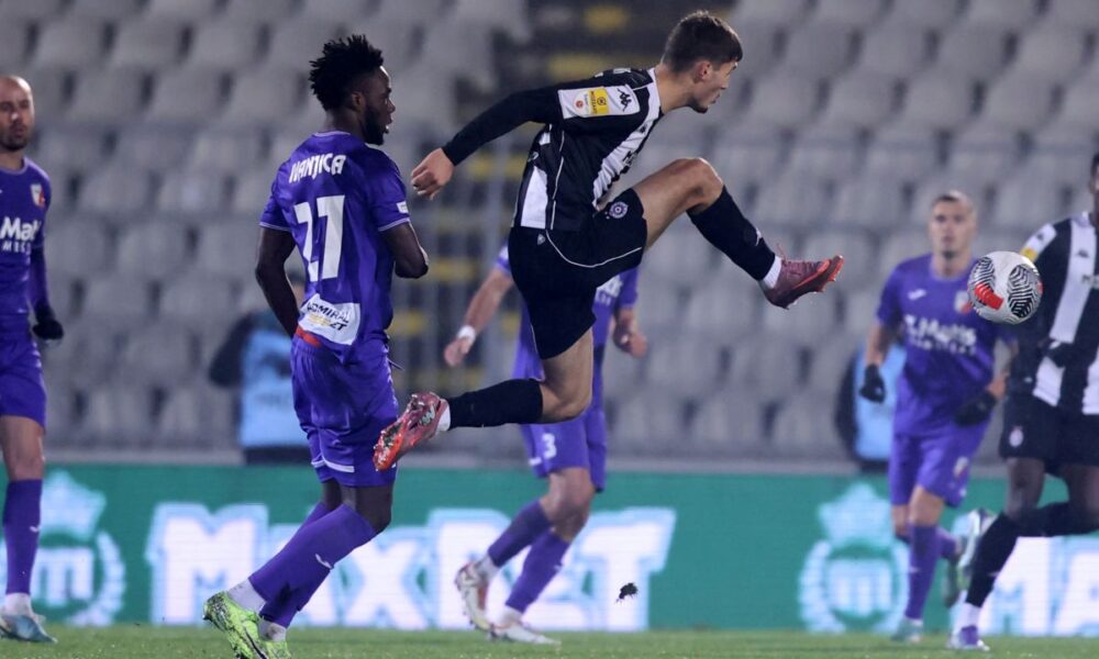 fudbaler Partizana na utakmici Superlige Prvenstva Srbije protiv Javora Ivanjica na stadionu Partizana, Beograd 29.11.2025. godine Foto: MN PRESS Fudbal, Partizan, Superliga Prvenstvo Srbije, Javor Ivanjica