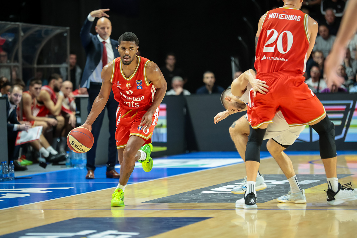 SPARTAK vs CRVENA ZVEZDA Subotica, 02.11.2025. foto: MN Press / as Kosarka, ABA League, Spartak, Crvena zvezda