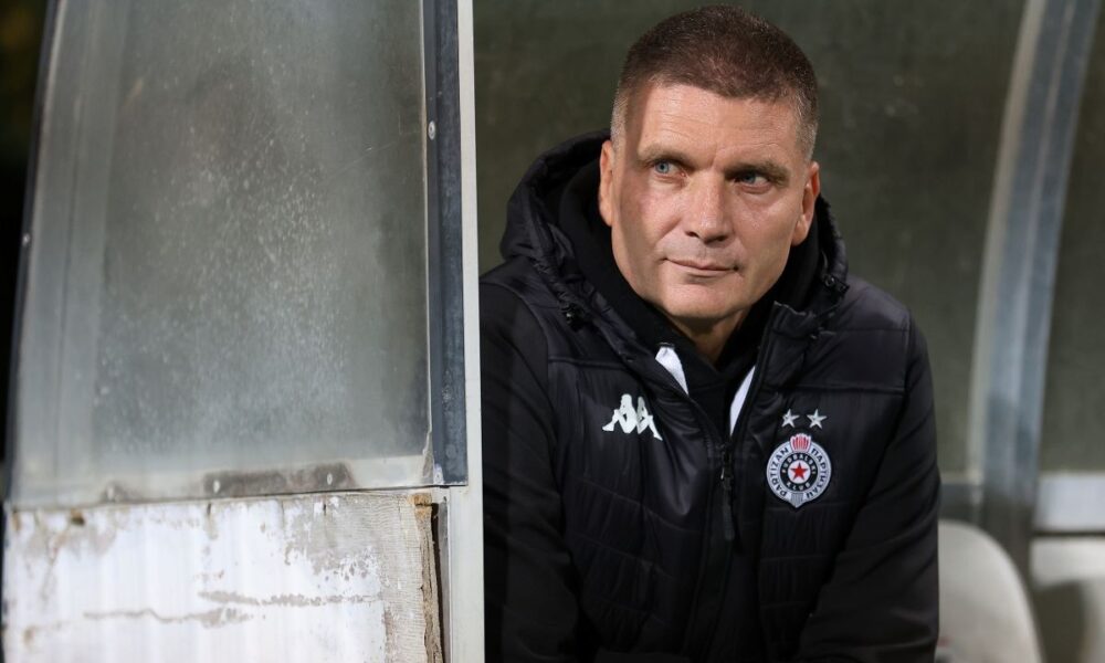 fudbaler Cukarickog na utakmici Mocart Superlige protiv Partizana na stadionu Cukarickog, Beograd 01.11.2025. godine Foto: Ivica Veselinov / MN PRESS FUDBAL, FOOTBALL, MOZZART SUPERLIGA, PRVENSTVO SRBIJE, NATIONAL CHAMPIONSHIP, FK CUKARICKI, FK PARTIZAN