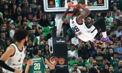 TYRIQUE JONES Tajrik Dzons, kosarkas Partizana, na utakmici Evrolige protiv Panatinaikosa, u hali OAKA Atina, 25.11.2025 foto: MN Press / mc Kosarka, Euroleague, Panatinaikos, Partizan
