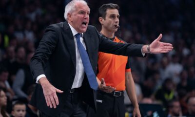 kosarkas Partizana na utakmici Evrolige protiv Monaka u hali Beogradska arena, Beograd 11.11.2025. godine Foto: MN PRESS Kosarka, Partizan, Evroliga, Monako