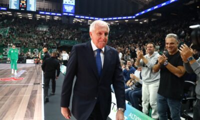 ZELJKO OBRADOVIC, trener kosarkasa Partizana, na utakmici Evrolige protiv Panatinaikosa, u hali OAKA Atina, 25.11.2025 foto: MN Press / mc Kosarka, Euroleague, Panatinaikos, Partizan