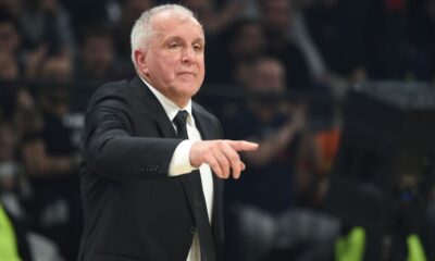 ZELJKO OBRADOVIC, trener kosarkasa Partizana, na utakmici Evrokupa protiv Burse, u Beogradskoj Stark areni. Beograd, 20.04.2022. foto: Nebojsa Parausic Kosarka, Eurocup, Partizan, Bursa
