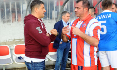 MEMORIJAL GORAN BUNJEVCEVIC BUNJA - Revijalna memorijalna utakmica u SC FSS. VLADAN MILOJEVIC, DEJAN STANKOVIC Stara Pazova, 21.05.2019. foto: Nebojsa Parausic Fudbal