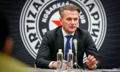 OSTOJA MIJAILOVIC predsednik Parizana na konferenciji za medije u hotelu Kraun Plaza, Beograd 16.12.2021. godine Foto: Ivica Veselinov / MN PRESS BASKETBALL, KOSARKA, PARTIZAN, UPRAVNI ODBOR, CROWNE PLAZA