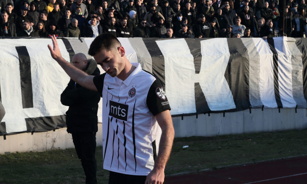 Saša Zdjelar u dresu Partizana